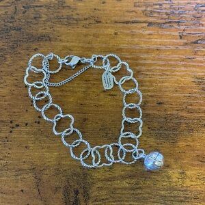 James Avery Silver Bracelet with Unique Charm
